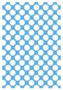 Printed Wafer Paper - Large Polkadot Pastel Blue